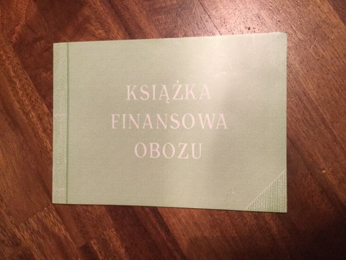 Książka finansowa obozu
