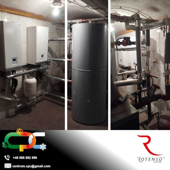 Zestaw z montażem Pompa ciepła Rotenso 4kW - 10kW