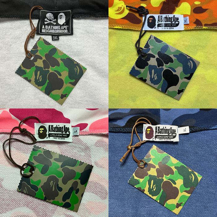 Зип худи Bape в размерах S-XL Новые,наличие на 1 фото, можно под заказ