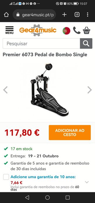 Pedal Bateria Premier 6000 deluxe series