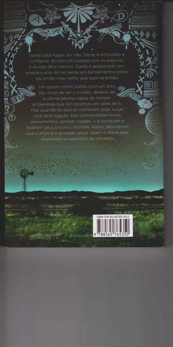 Aristóteles e Dante descobrem os segredos do universo