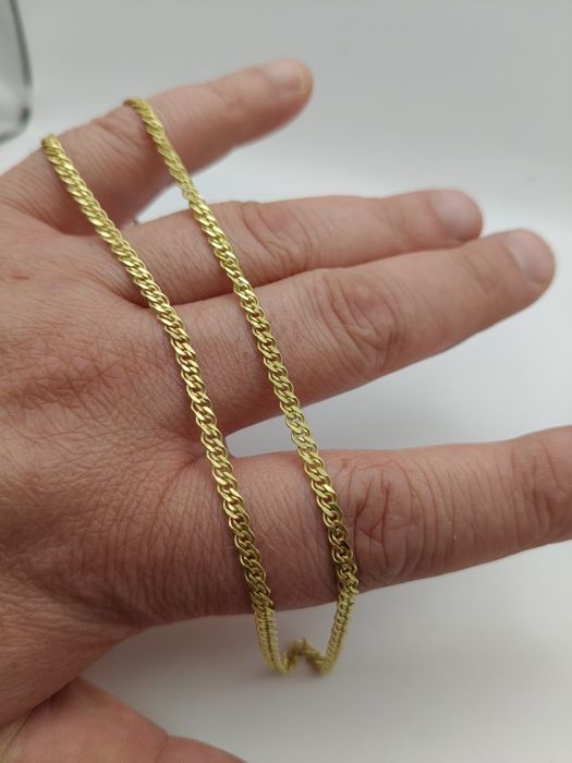 Złoty Łańcuszek Mona Lisa 42cm Pr.585 Nowy Zapraszamy