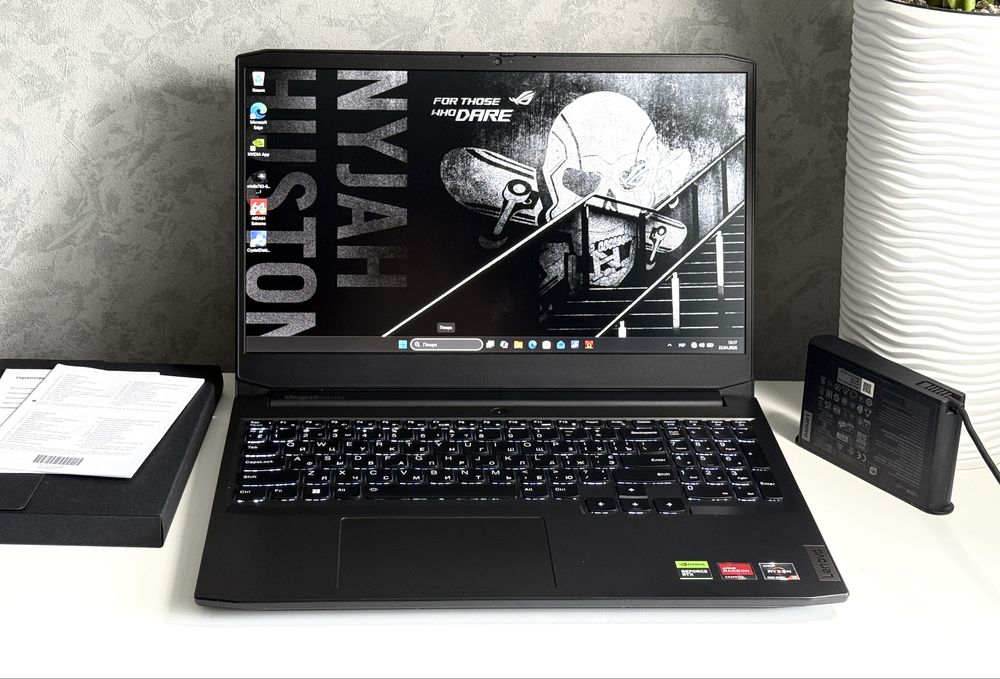 Lenovo Gaming 3/2025год/RTX2050-4GB/Razen 5-5500H/512GB/16GB/Ноутбук.