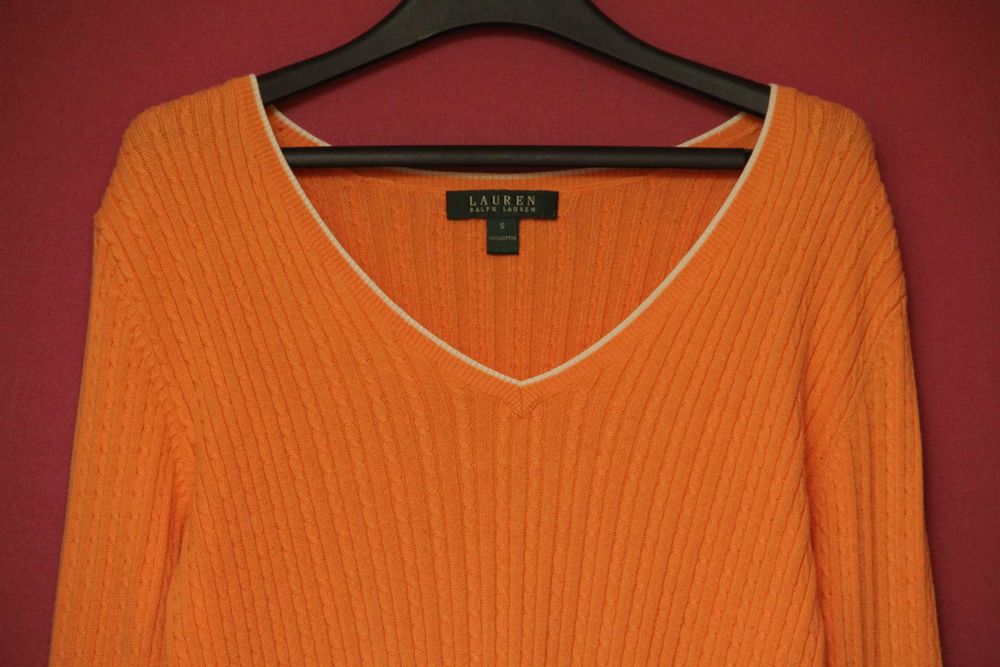 LAUREN (Polo Ralph Lauren) S-M свитер из хлопка джемпер