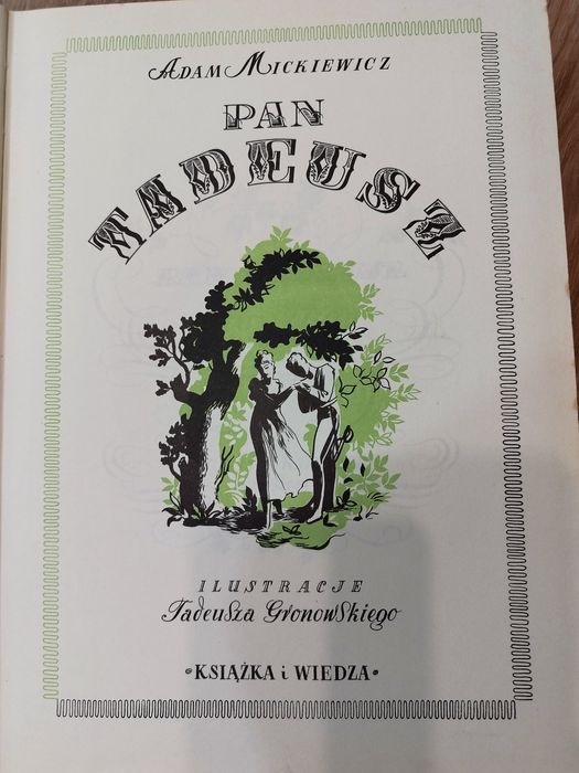 Książka Pan Tadeusz
