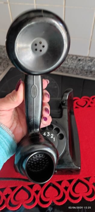 Telefone antigo / vintage de discar da Ericsson