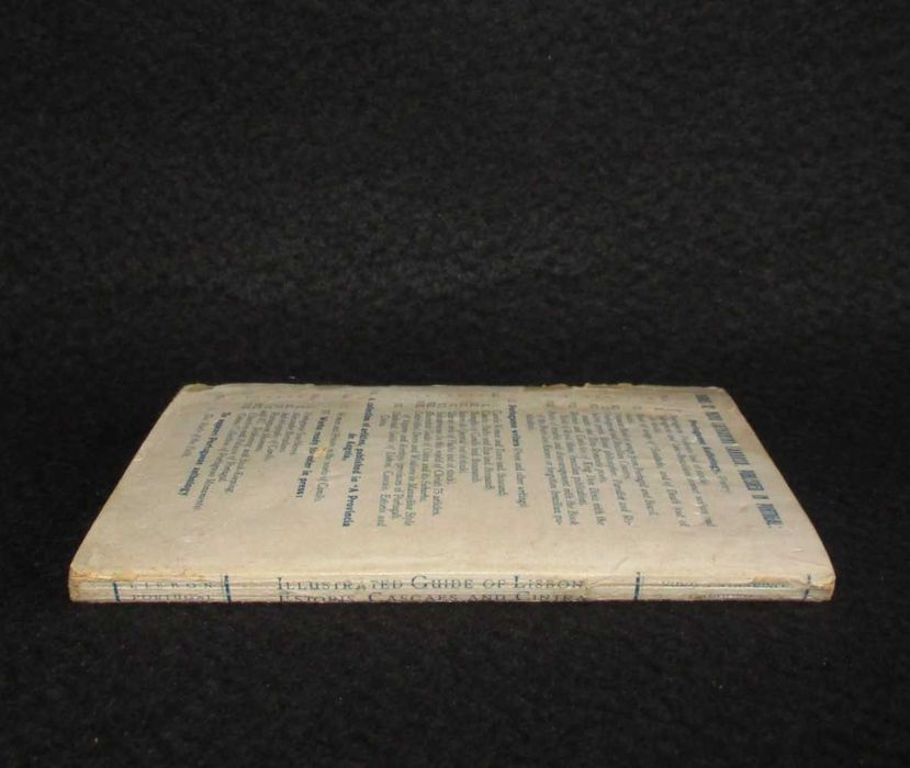 Livro Illustrated Guide of Lisbon Estoris Cascaes and Cintra