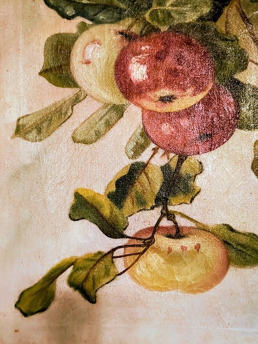 Obraz olejny na płótnie "Jabłka".