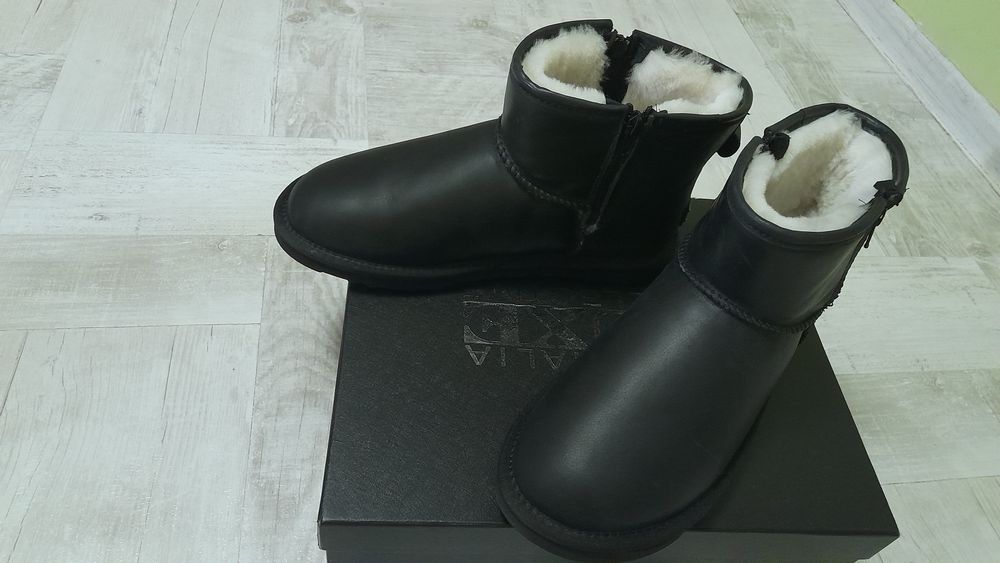 Mega okazja!!! Oryginalne śniegowce Mens Cosy X Short Leather Boot r.4