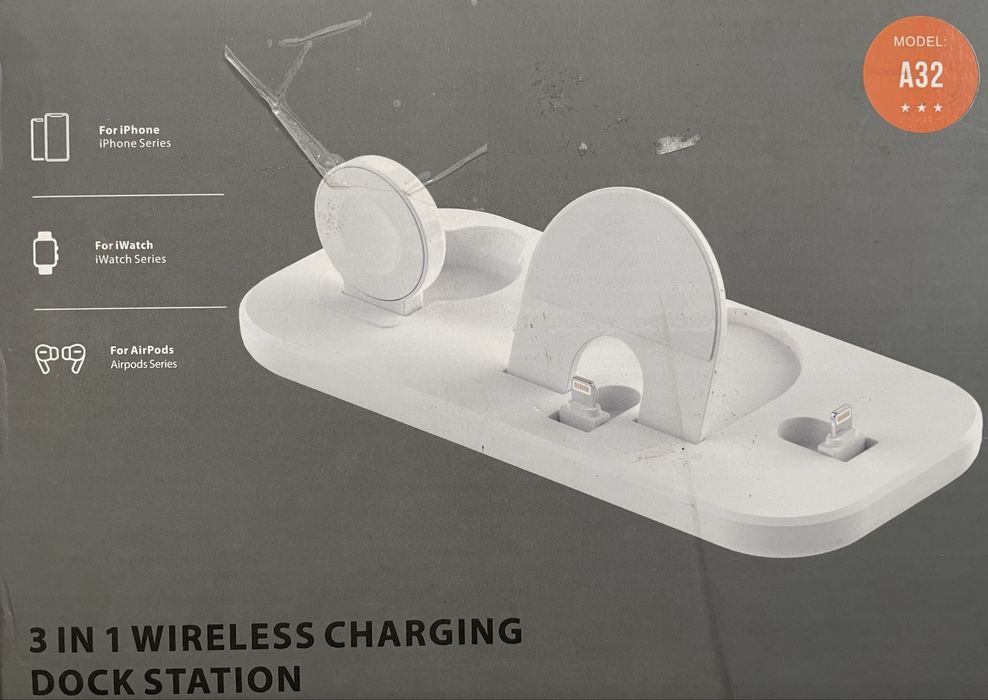 Зарядна станція зарядка APPLE. 3 в 1 Wireless Charging Dock Station
