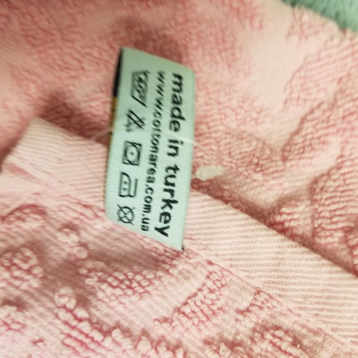 Махровое полотенце, простыня