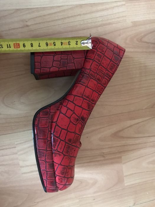 Buty damskie wiosenne, na obcasie