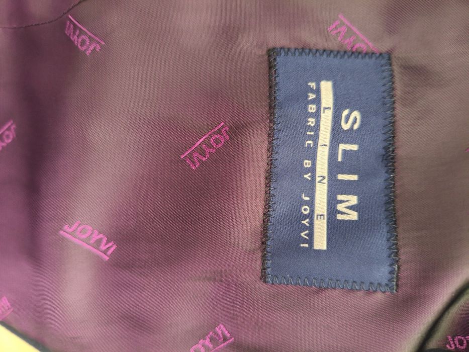 Garnitur granatowy kratka delikatna Lavard 176/46 S