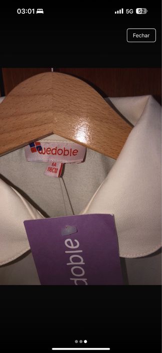 Camisa branca wedoble