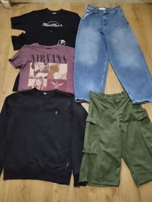 Джинси 40 розмір джинсовые штани широкі джинсы джинсові jeans