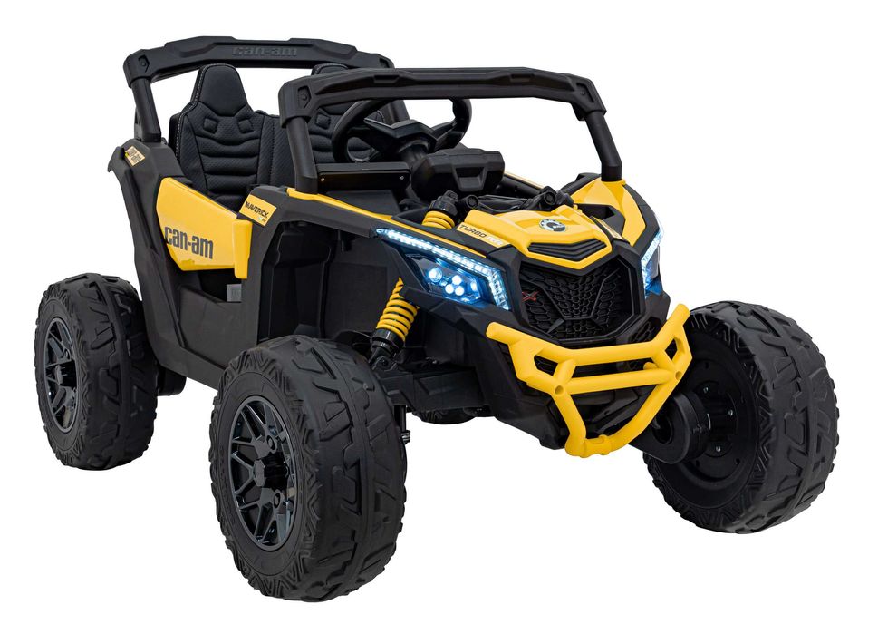 Buggy ATV CAN-AM Maverick 4x200W 24V Żółty Autko dla dzieci