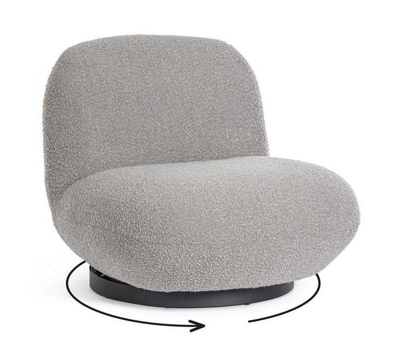 Designerski obrotowy fotel Margot 360° Boucle Bizzotto / Kolory