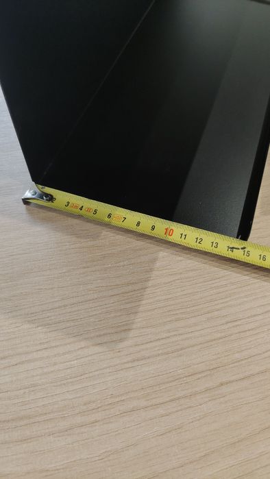 Maskownica okapu metalowa maskownica 2x 2 sztuki nowa czarna Amica