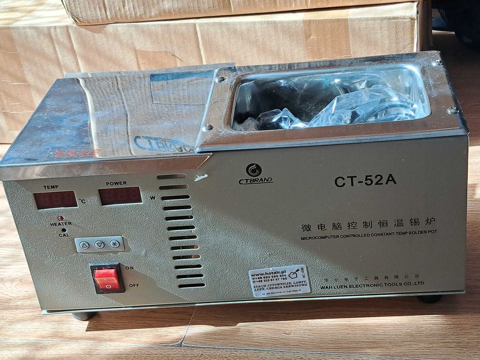 Tygiel lutowniczy CT-52A 800W nowy