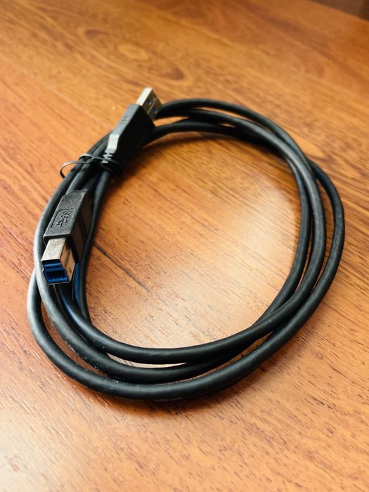 Kabel do drukarki USB Hotron USB-A, USB 3.0, 5 Gbps 2m Czarny E246588