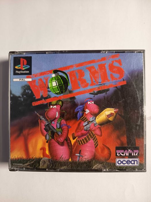 Worms PSX PS1 PlayStation Big Box 3XA komplet