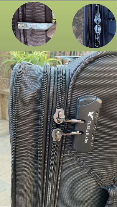 Чемодан .Валіза на 2-а колеса ,преміум класу , бренд   Three Birds