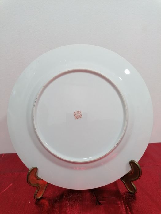 Conjunto de chá com 19 peças em loiça antiga chinesa