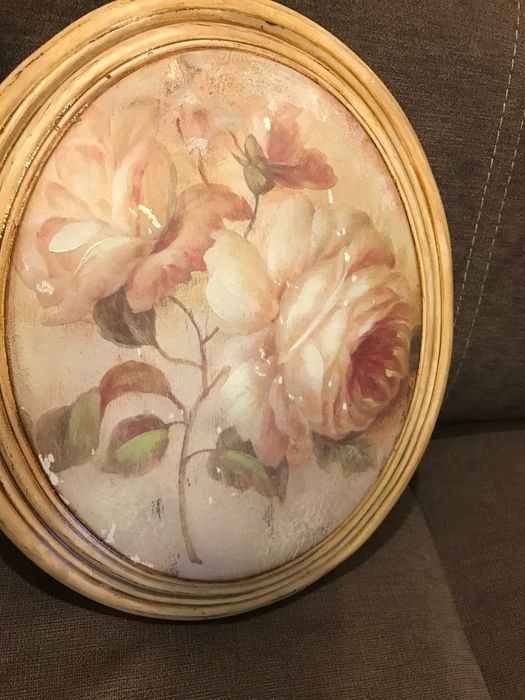 obrazek róże stary