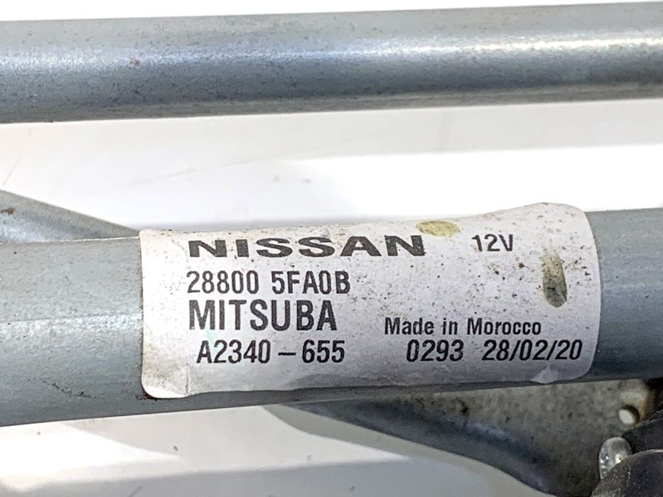 MECHANIZM WYCIERACZEK PRZÓD NISSAN MICRA K14 28800-5FA0B UKŁAD