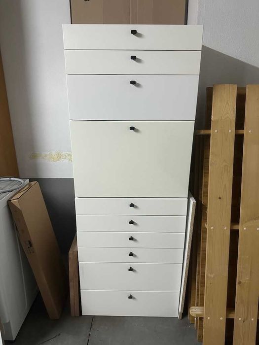 x2 Armário METOD MAXIMERA c/4 gavetas branco mate [60x60x80]