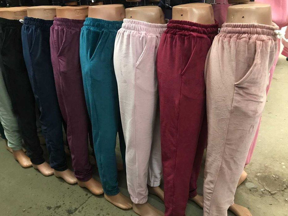 Не утеплені Весна Утеплені Жіночі велюр штани Женские джоггеры