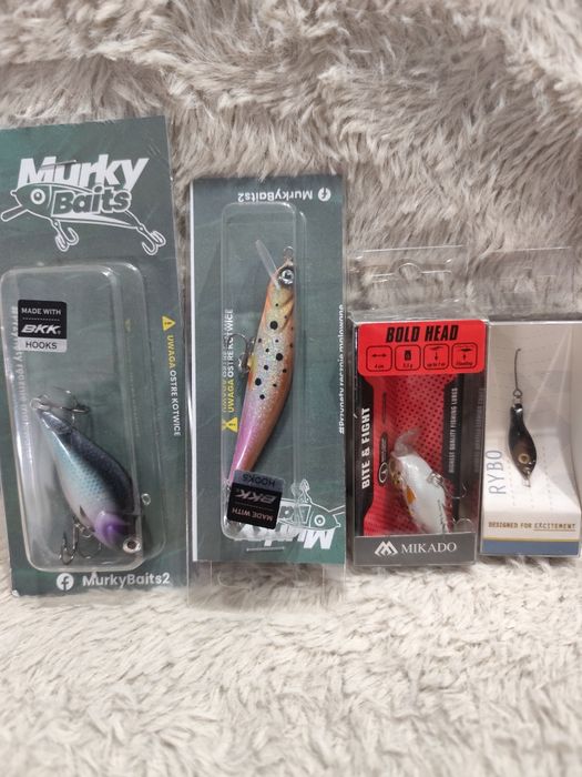 Przynęty spiningowe woblery ,blaszki ,gumki