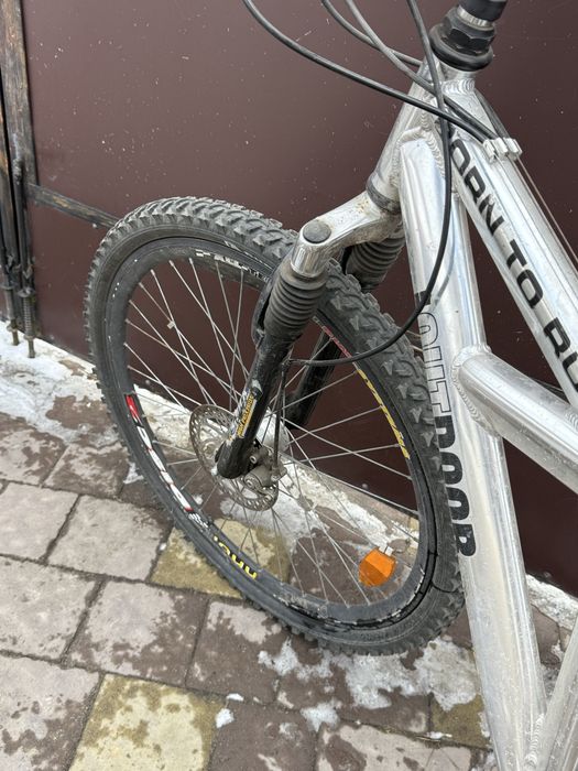 Гірський велосипед OUTDOOR 26" алюмінієва рама, 21 швидкість