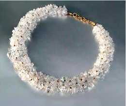 Naszyjnik z kryształem górskim