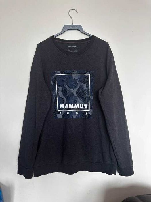 Mammut Crewneck Bluza L/XL Logo Grafika Outdoor Streetwear