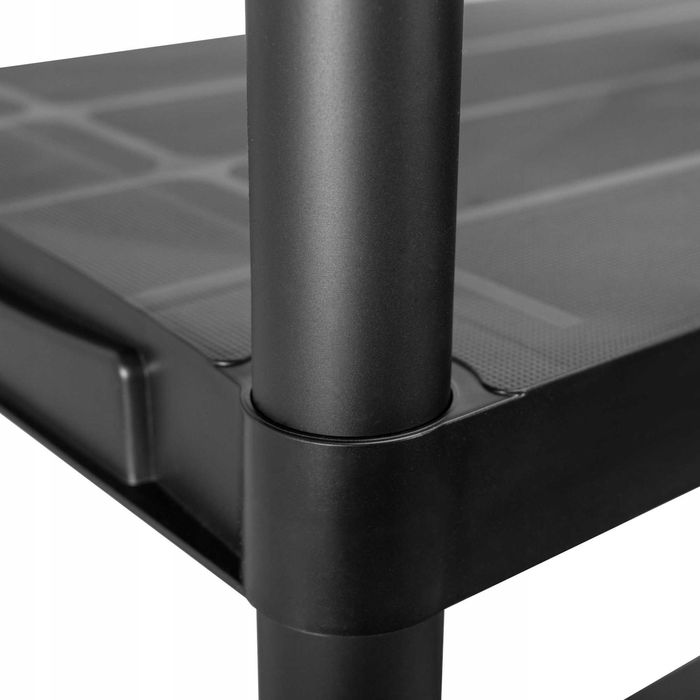 REGAŁ MAGAZYNOWY Mocny Plastikowy do Garażu Piwnicy Spiżarni 4 Półki