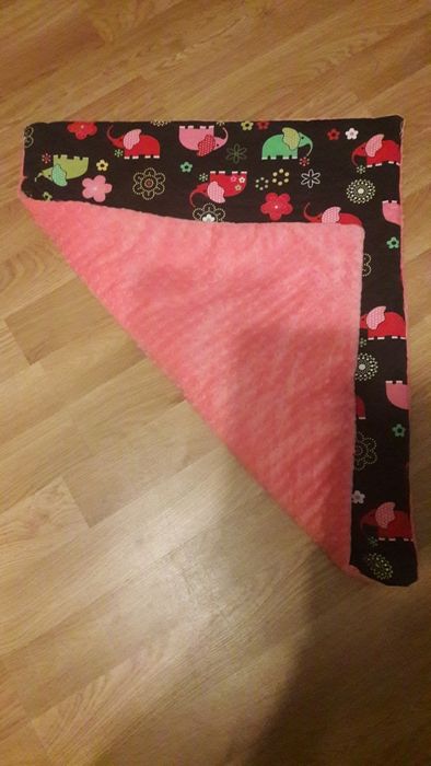 Kocyk minky-bawełna 68x78