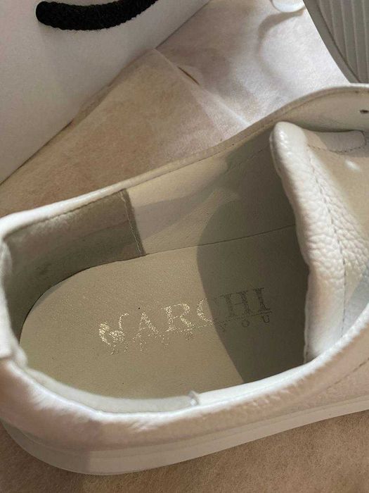 Шкіряні макасини/ Кросівки білі