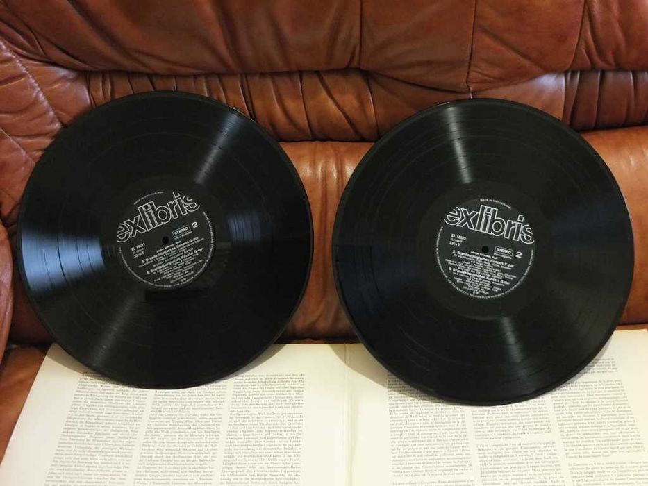 Vinil LP Duplo de Bach "Brandenburgische Konzerte", Collegium Aureum