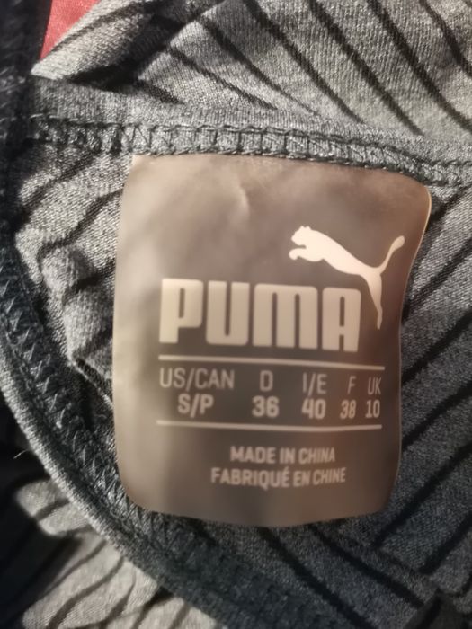 Sportowa koszulka damska na ramiączkach Puma rozm 36, szara