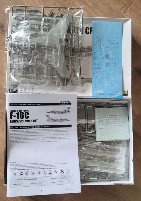 Kinetic 1:48 F-16C Hellenic AF c/ CFT