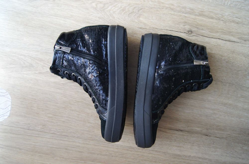 IGI&CO skórzane trampki wysokie jesienne jak botki 36