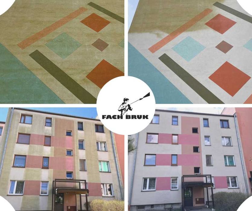 Mycie elewacji, dachów, kostki brukowej, impregnacja, gwarancja