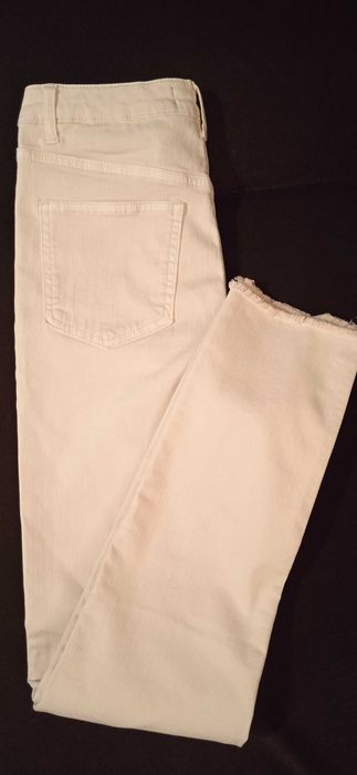 Spodnie jasny pudrowy róż M