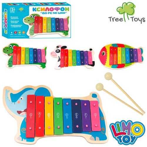 Деревянная игрушка Tree Toys MD 1854 Ксилофон 29 см