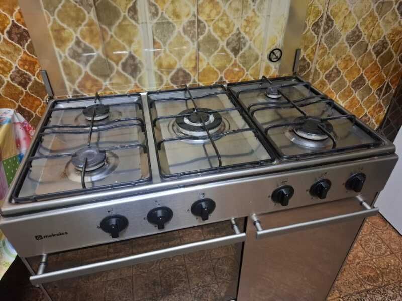 Fogão Meireles N 921 X - Fogão a gás (botija) c/ 5 bocas e fogão