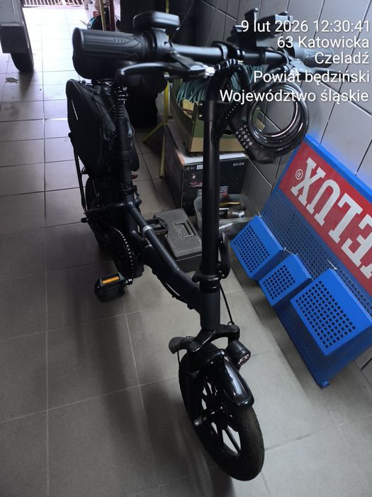Rower elektryczny ,składany bateria 750
