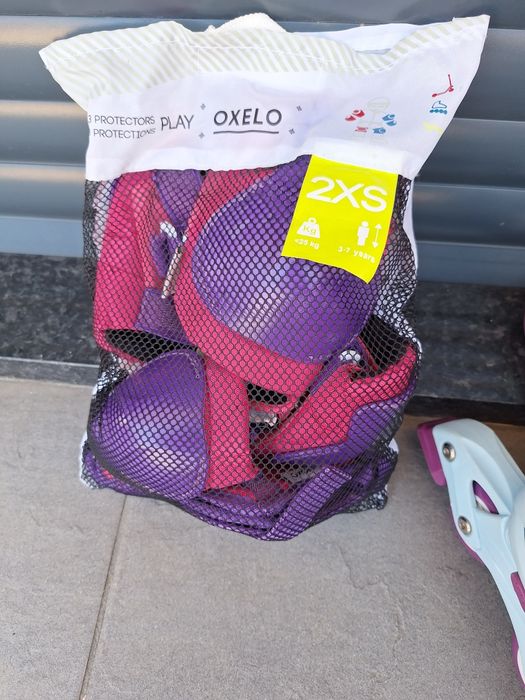 Patins em linha menina e acessórios calça do 26 ao 30