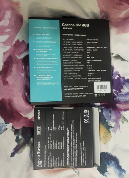 Wętylator salentiumpc RGB 140mm i paski led