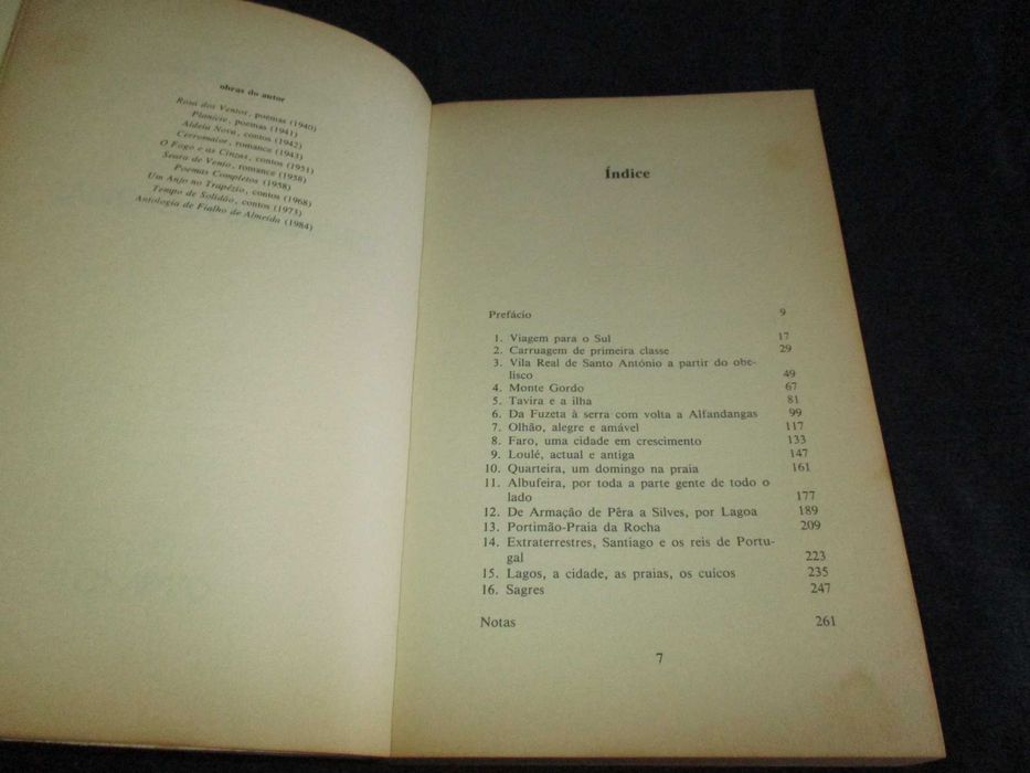 Livro Crónicas Algarvias Manuel da Fonseca 1ª edição